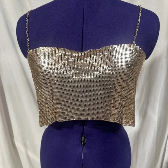 Fashion Nova | Tops | Fashion Nova Lets Link Up Top Rose Gold Xl | Poshmark